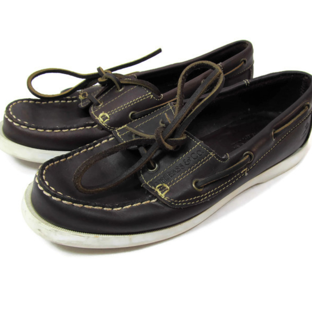 G.H. Bass Co Womens Leather Dock Shoes Loafers